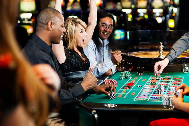 gitartogel BandarQ live dealer table with multiple betting positions
